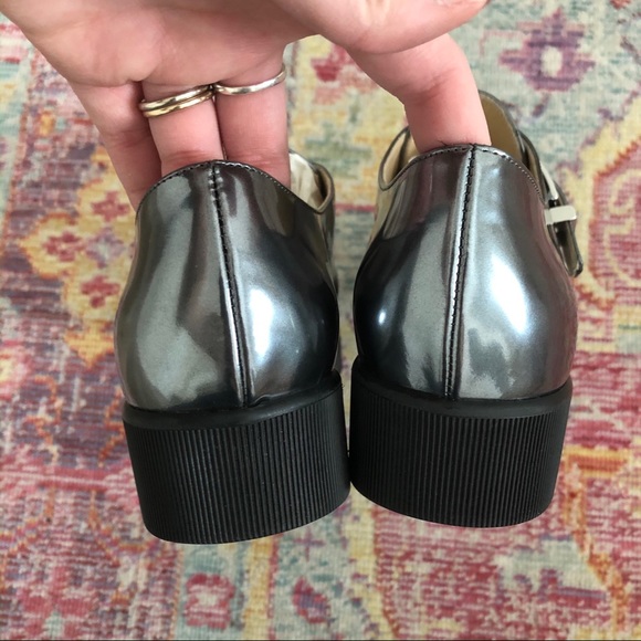 ✨SOLD✨AQUATALIA METALLIC PUSH PLATFORM MONK LOAFER - Picture 7 of 8